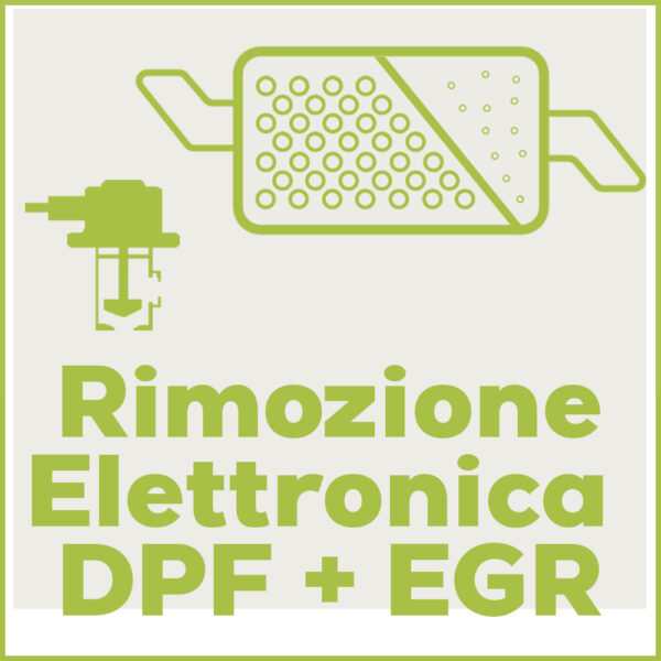 Servizio online Rimozione elettronica DPF + EGR auto