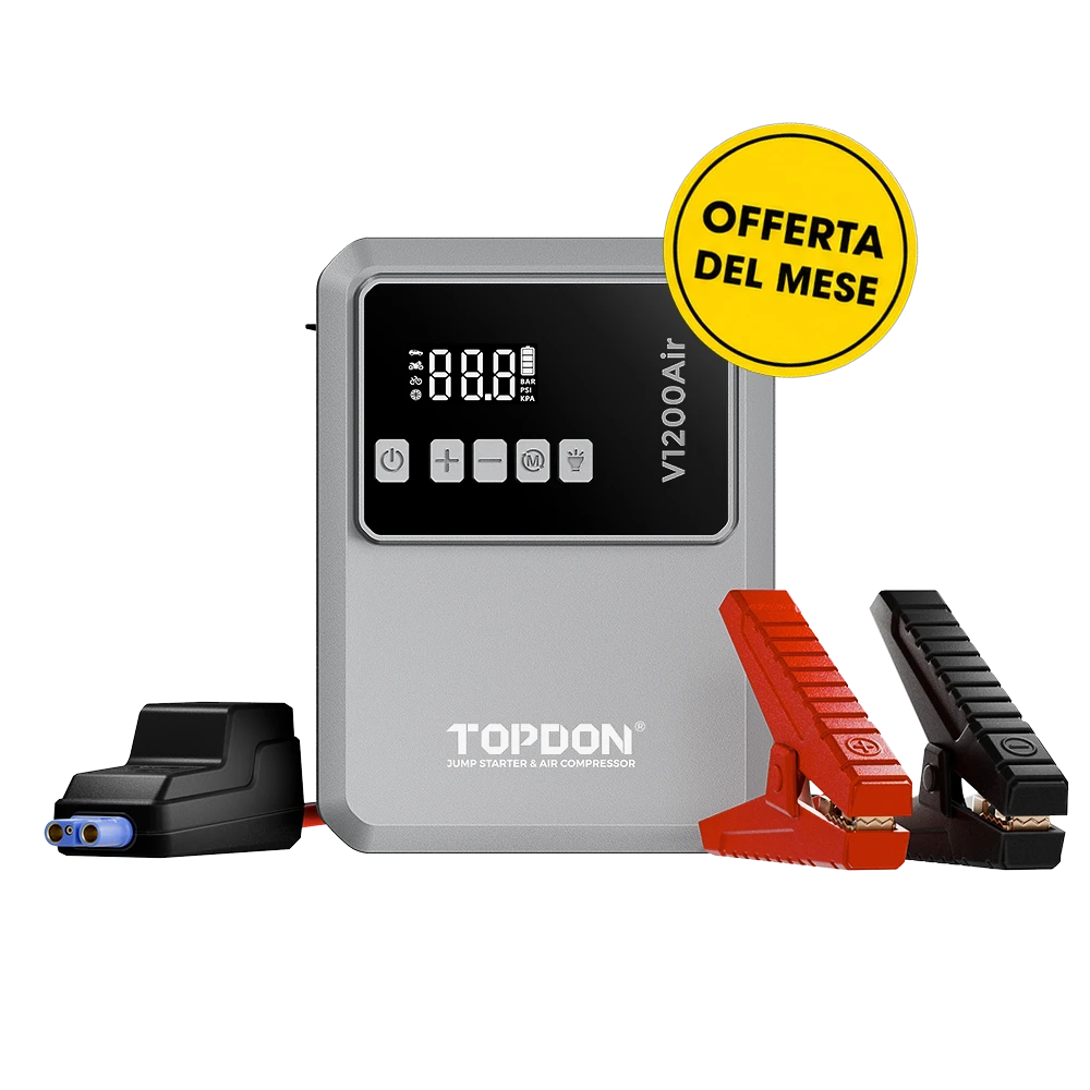 Avviatore e Compressore – Topdon V1200 Air